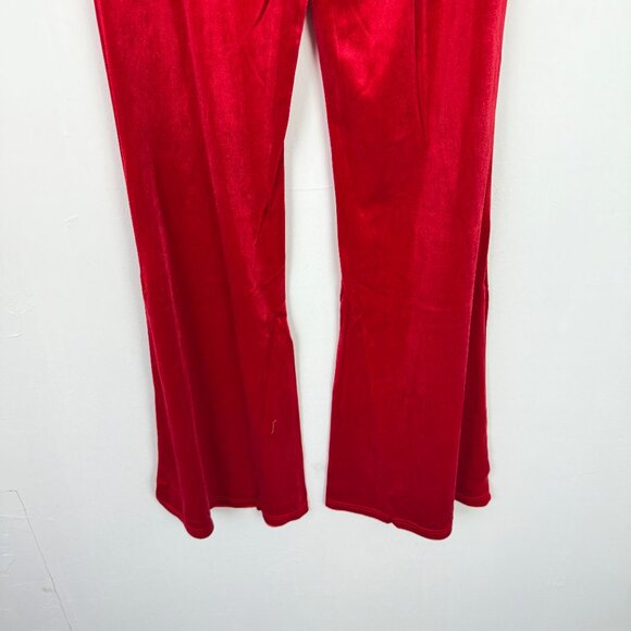 NWT Modcloth Loving The Luxe Life Wide-Leg Pants Hollyberry Red Size Large L NEW - Picture 9 of 10